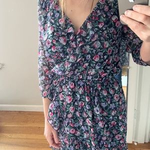 **SOLD** Abercrombie and Fitch MT romantic floral ruffle dress, maybe medium